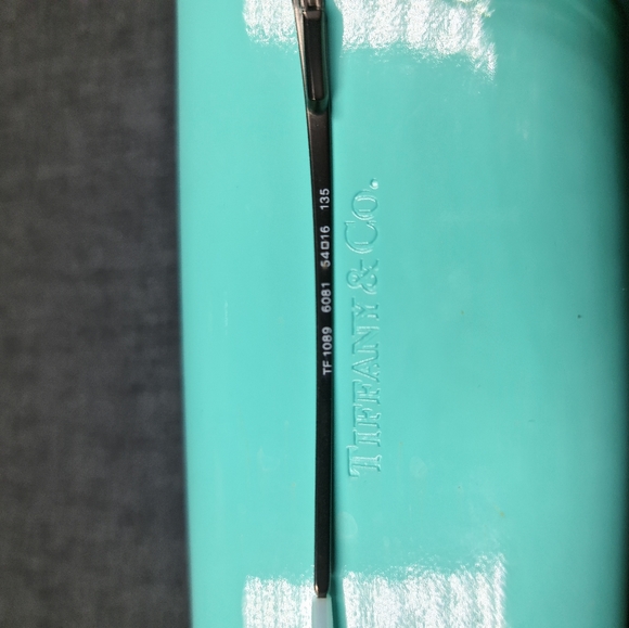 Tiffany eyeglasses in silver, half frameless - Picture 4 of 5